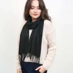 Discount Klasyczny damski szalik - Akcesoria Damskie Chusty / Apaszki / Szaliki