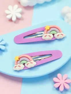 Outlet Kolorowe spinki do włosów Angelicornia Dziewczęce