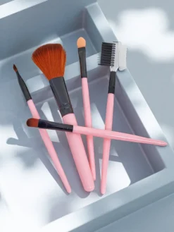 Discount Kompaktowy zestaw pędzelków do makijażu Oczy|Twarz