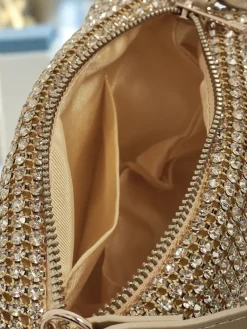 Sale Kopertowa torebka damska z cyrkoniami Luniva Damskie Małe Torebki