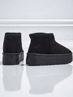 Discount Krótkie buty a'la śniegowce damskie Memi Śniegowce|Botki Na Platformie