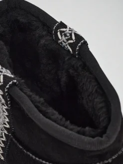 Hot Krótkie buty a'la śniegowce damskie Althea Śniegowce|Botki Na Platformie