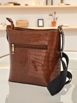 Sale Lakierowana mała damska torebka z eko skóry Arlisse Damskie Małe Torebki