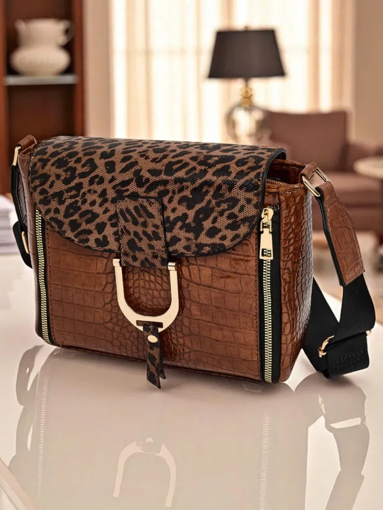 Lakierowana mała damska torebka z eko skóry Sable Arc Damskie Małe Torebki