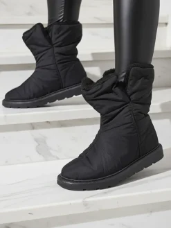 Outlet Luna Elegante Botki Zimowe w Kolorze m Śniegowce