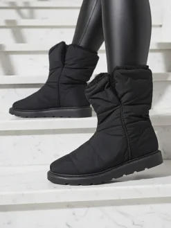 Outlet Luna Elegante Botki Zimowe w Kolorze m Śniegowce