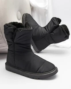 Outlet Luna Elegante Botki Zimowe w Kolorze m Śniegowce