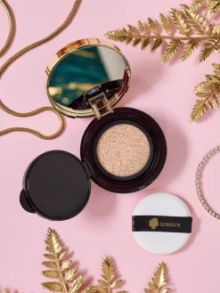 Best Luxelux Puder prasowany do twarzy w kamieniu z lusterkiem 15 g Twarz