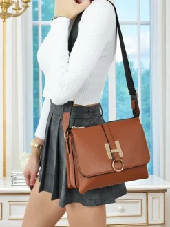 Outlet Mała damska torebka z eko skóry Luniva Damskie Małe Torebki