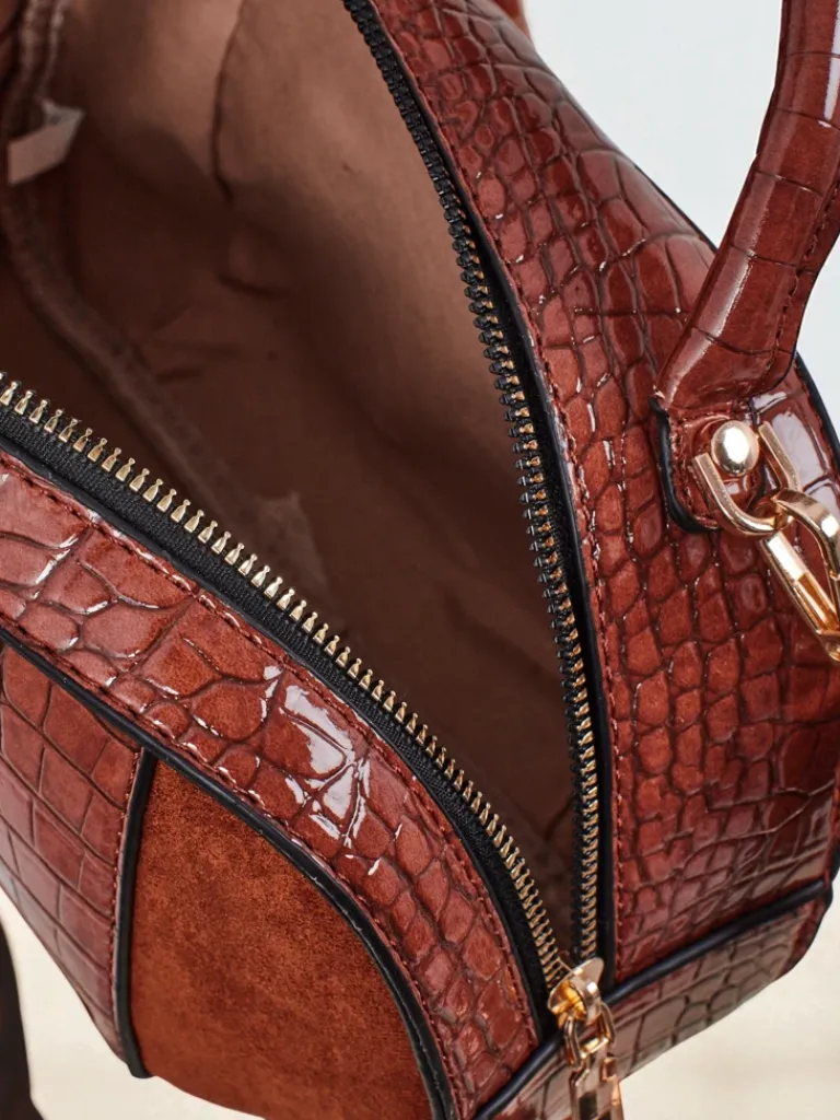 New Mała damska torebka z eko skóry lakierowanej Lunar Space Damskie Małe Torebki