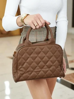 Mała damska torebka z eko skóry Laretta Damskie Małe Torebki