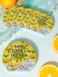 Best Maseczka do twarzy w płachcie z Witaminą C- rozświetlająca Twarz