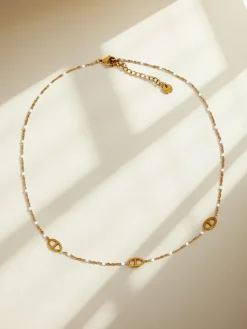 Clearance Naszyjnik Aelia Maane – delikatny łańcuszek z koralikami Damskie Biżuteria