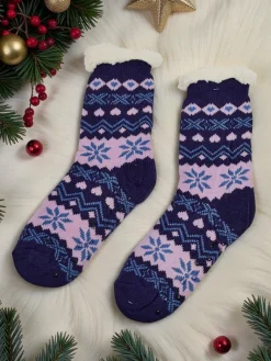 Best Ocieplane świąteczne damskie skarpetki WinterJoy Skarpetki