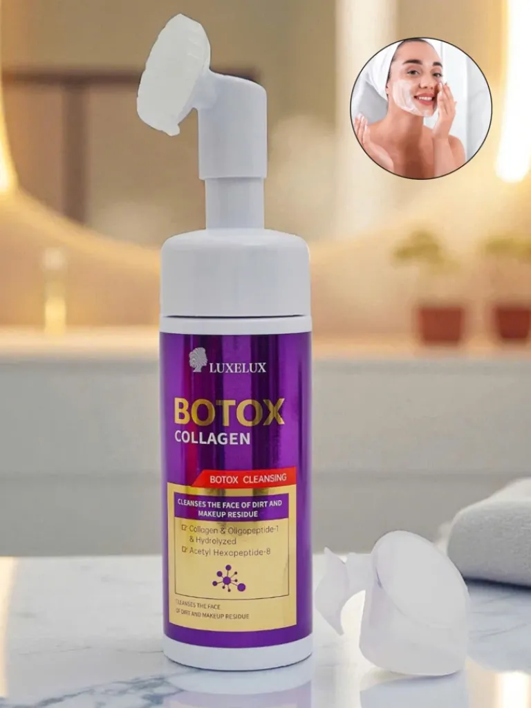 Best Oczyszczająca nawilżająca pianka do twarzy z kolagenem ze szczoteczką Twarz