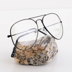 Online Okulary przeciwsłoneczne transparentne w czarnej oprawce - Okulary Damskie Okulary Przeciwsłoneczne