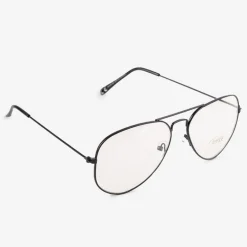 Online Okulary przeciwsłoneczne transparentne w czarnej oprawce - Okulary Damskie Okulary Przeciwsłoneczne