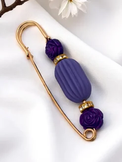 Hot Ozdobna broszka damska z różyczkami Rose Charm Damskie Biżuteria