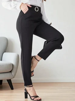 Hot Pantaloni Bella Melodia w Kolorze m Spodnie Materiałowe