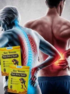 Plastry przeciwbólowe z jadem pszczelim 8 sztuk Higiena I Zdrowie