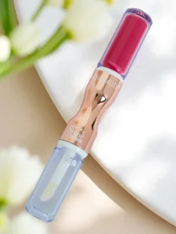 Online Pomadka do ust i bezbarwny błyszczyk 2w1 Ruby New Usta