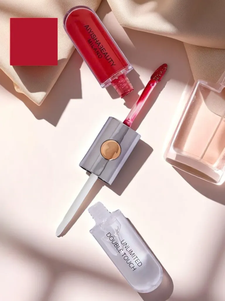 Best Pomadka do ust i bezbarwny błyszczyk 2w1 Lady Bug Usta