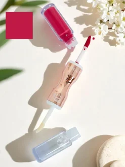 New Pomadka do ust i bezbarwny błyszczyk 2w1 Velvet Punch Usta