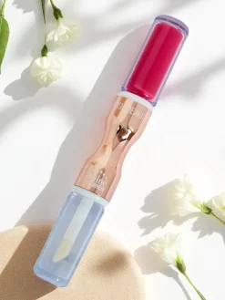 New Pomadka do ust i bezbarwny błyszczyk 2w1 Velvet Punch Usta