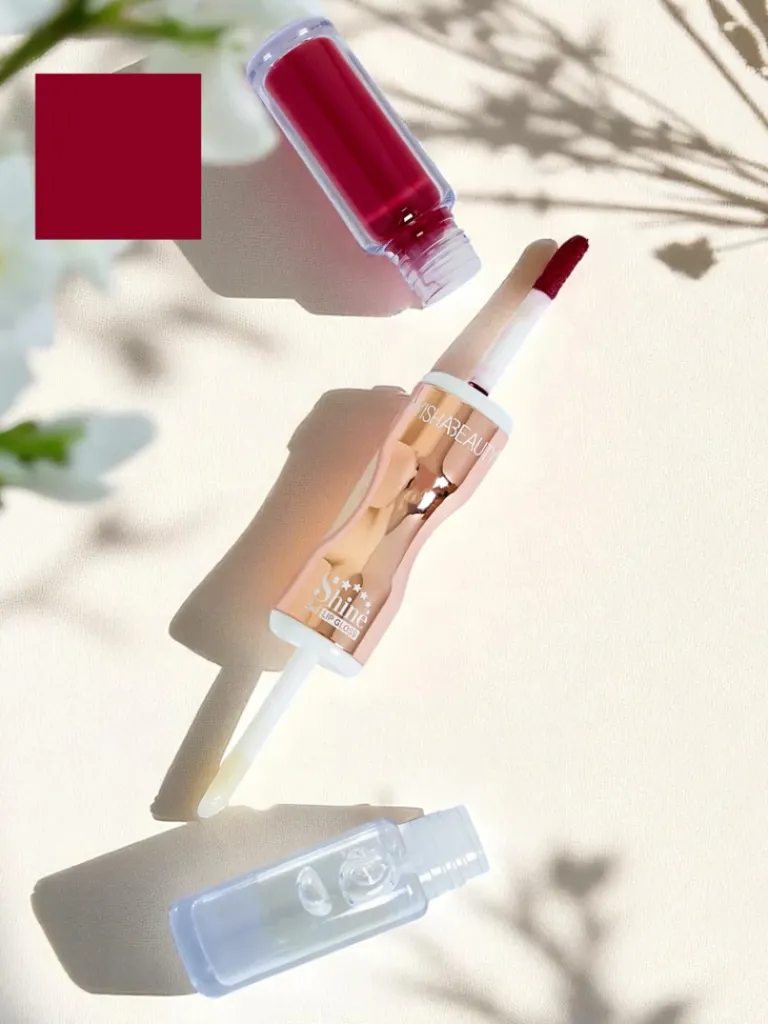 Best Pomadka do ust i bezbarwny błyszczyk 2w1 Ruby Woo Usta