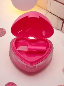 Online Pomadka do ust i róż 2w1 w słoiczku w kształcie serduszka Magenta Usta