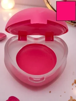 Online Pomadka do ust i róż 2w1 w słoiczku w kształcie serduszka Magenta Usta