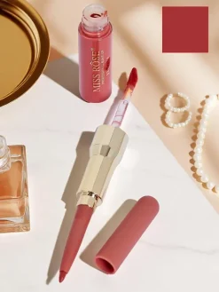 Hot Pomadka do ust w płynie i konturówka 2w1 Coral Fever Usta