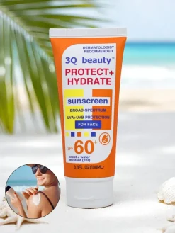 Clearance 3Q Beauty Krem przeciwsłoneczny do twarzy wodoodporny 60 SPF Ciało