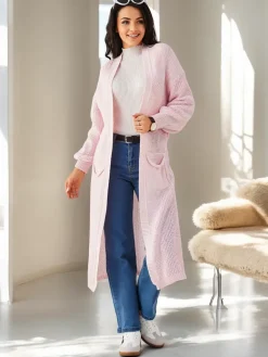 Sale Akrylowy dzianinowy damski kardigan Swetry