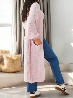 Sale Akrylowy dzianinowy damski kardigan Swetry