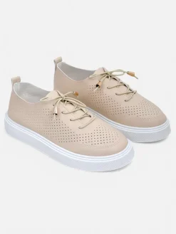 New Ażurowe damskie sportowe półbuty sznurowane Vaned Damskie Półbuty|Sportowe