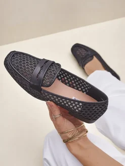 Online Ażurowe damskie mokasyny Azuros Mokasyny Na Płaskiej Podeszwie