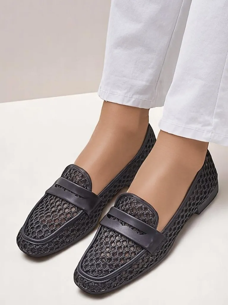 Online Ażurowe damskie mokasyny Azuros Mokasyny Na Płaskiej Podeszwie