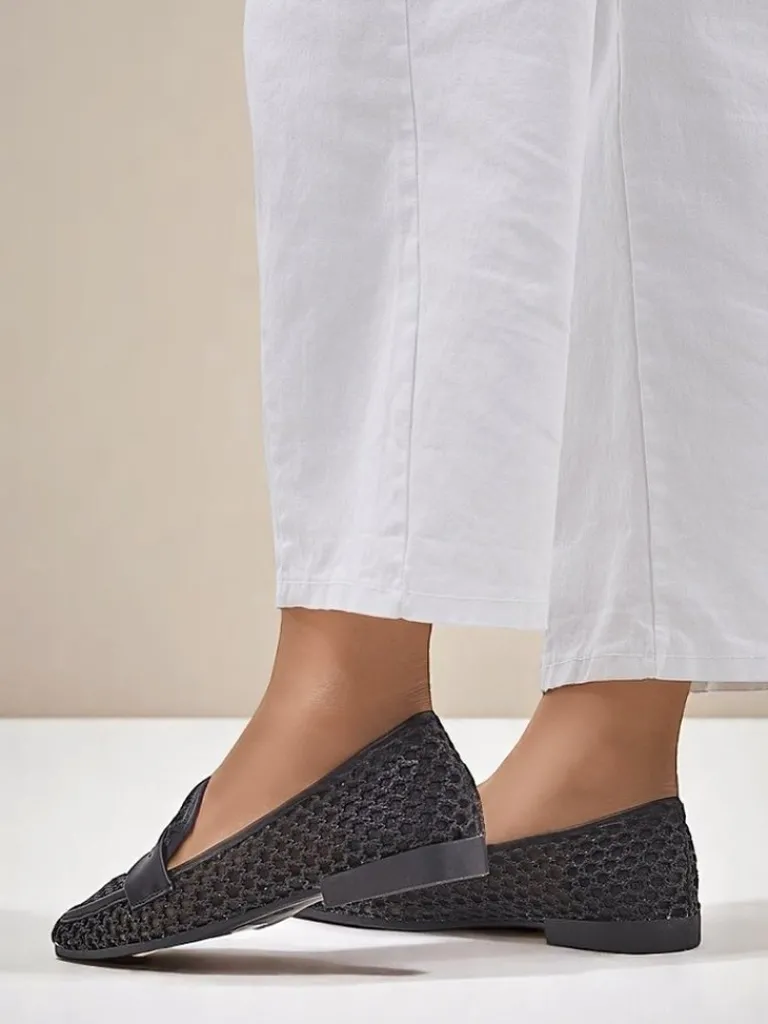 Online Ażurowe damskie mokasyny Azuros Mokasyny Na Płaskiej Podeszwie