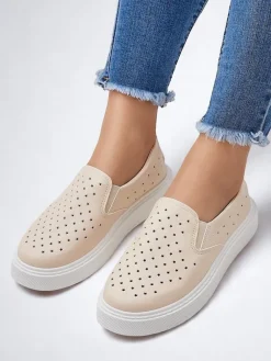 New Ażurowe damskie sportowe półbuty sznurowane Vaned Damskie Półbuty|Sportowe