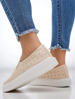 New Ażurowe damskie sportowe półbuty sznurowane Vaned Damskie Półbuty|Sportowe