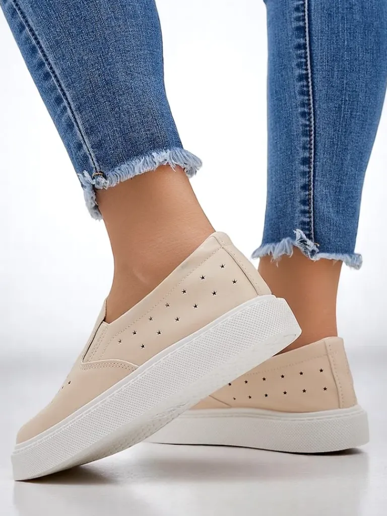 New Ażurowe damskie sportowe półbuty sznurowane Vaned Damskie Półbuty|Sportowe