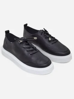 New Ażurowe damskie sportowe półbuty sznurowane Vaned Damskie Półbuty|Sportowe