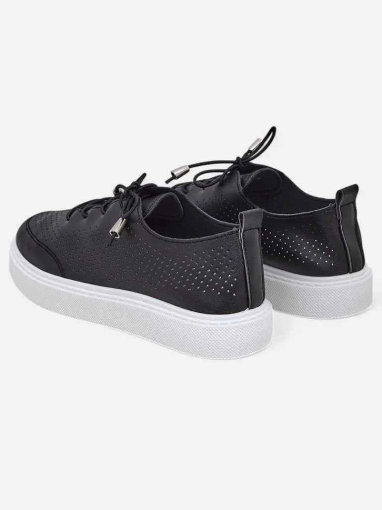 New Ażurowe damskie sportowe półbuty sznurowane Vaned Damskie Półbuty|Sportowe