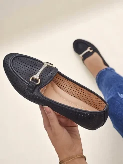 Best Ażurowe damskie mokasyny Rafalle Mokasyny Na Płaskiej Podeszwie