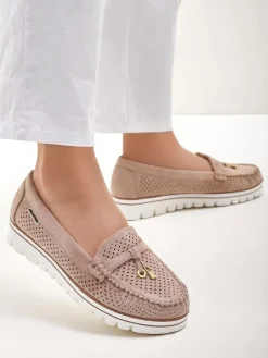 Best Ażurowe damskie mokasyny Elissas Mokasyny Na Płaskiej Podeszwie