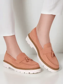 Discount Ażurowe damskie mokasyny Esiobb Mokasyny Na Płaskiej Podeszwie