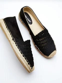Outlet Ażurowe damskie espadryle Cetillad Espadryle Płaskie