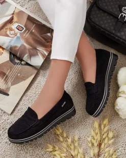 Best Ażurowe mokasyny damskie Leteller Półbuty|Espadryle Płaskie