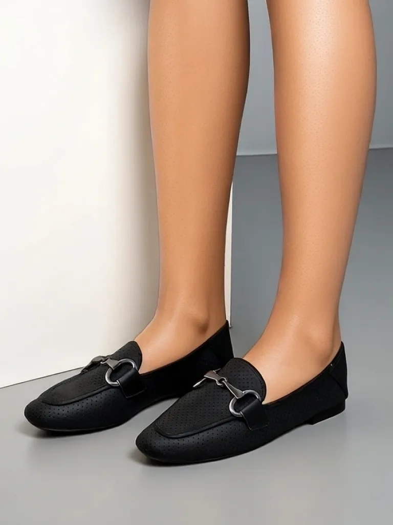 Best Ażurowe mokasyny damskie Laamba Półbuty